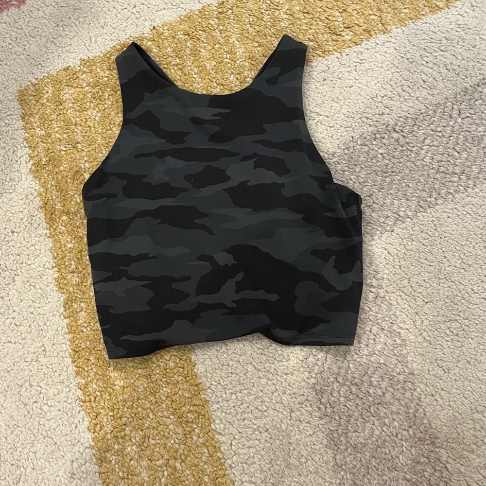 athleta camo tank top